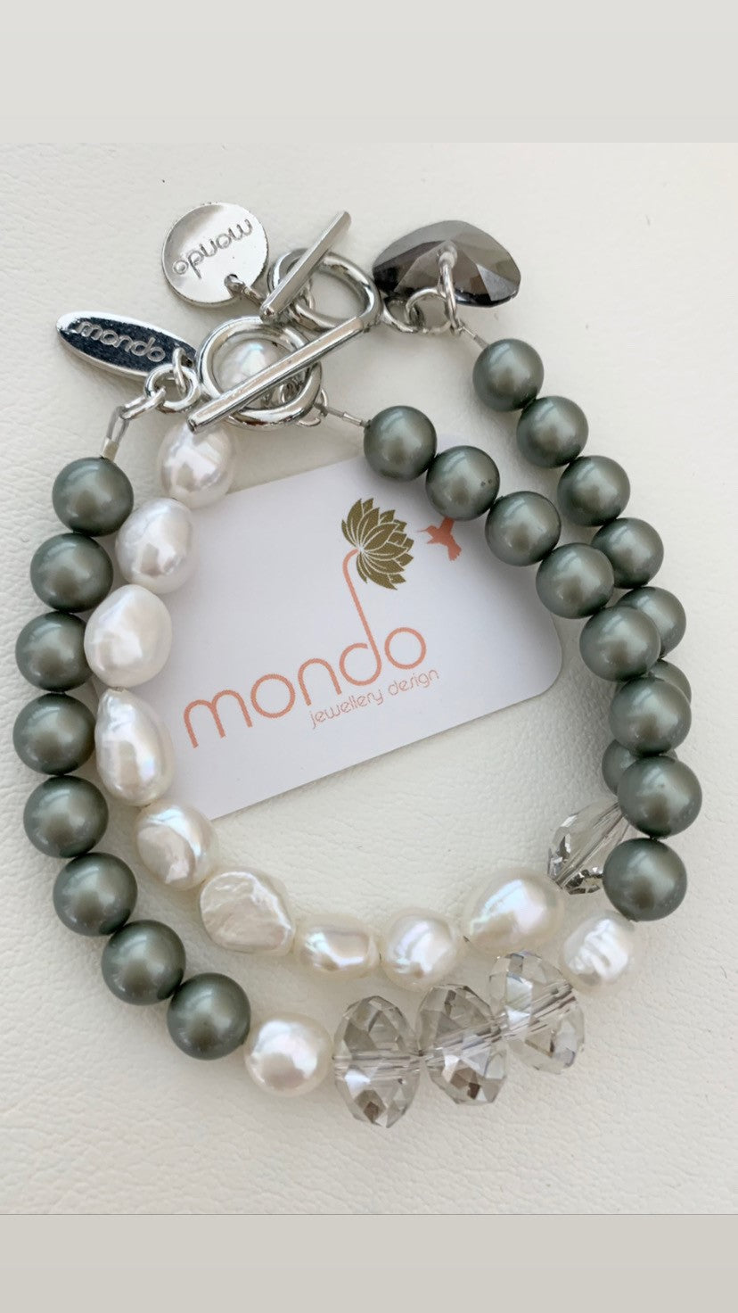 Tranquil Pearl and Crystal Set