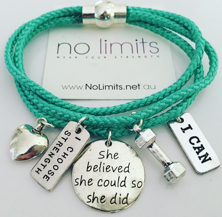 She Believed Tri rope bracelet SOLD OUT